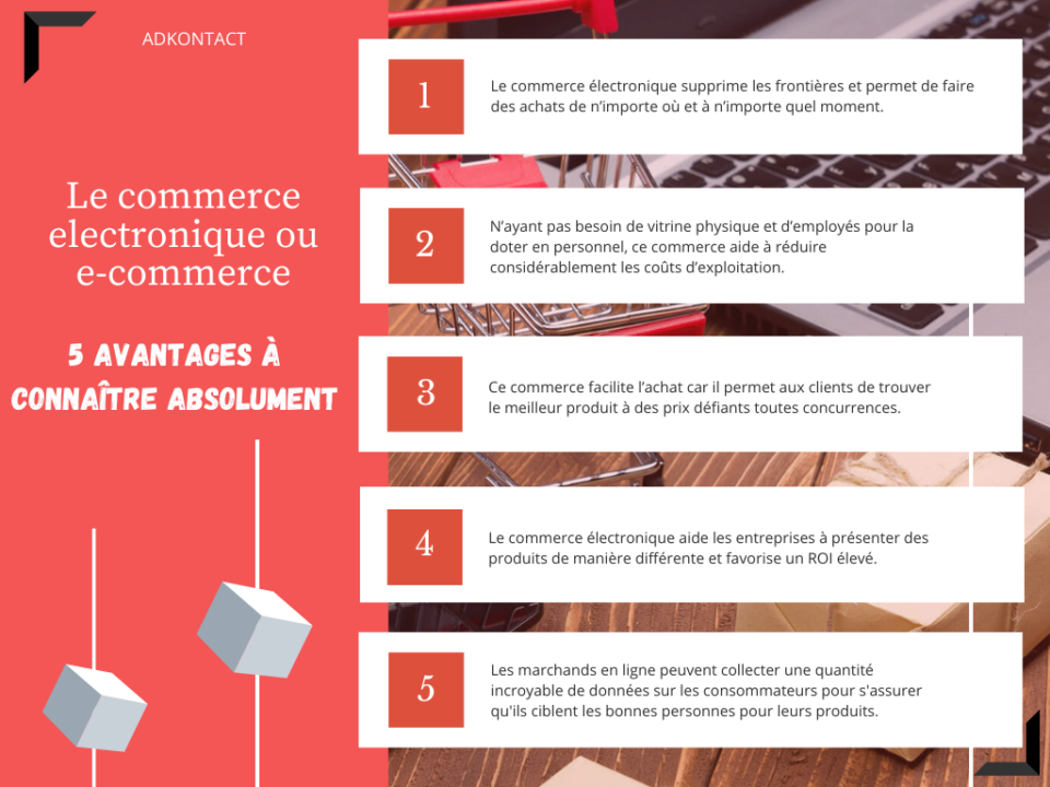 Les différentes formes de ecommerce et ses avantages  Adkontact