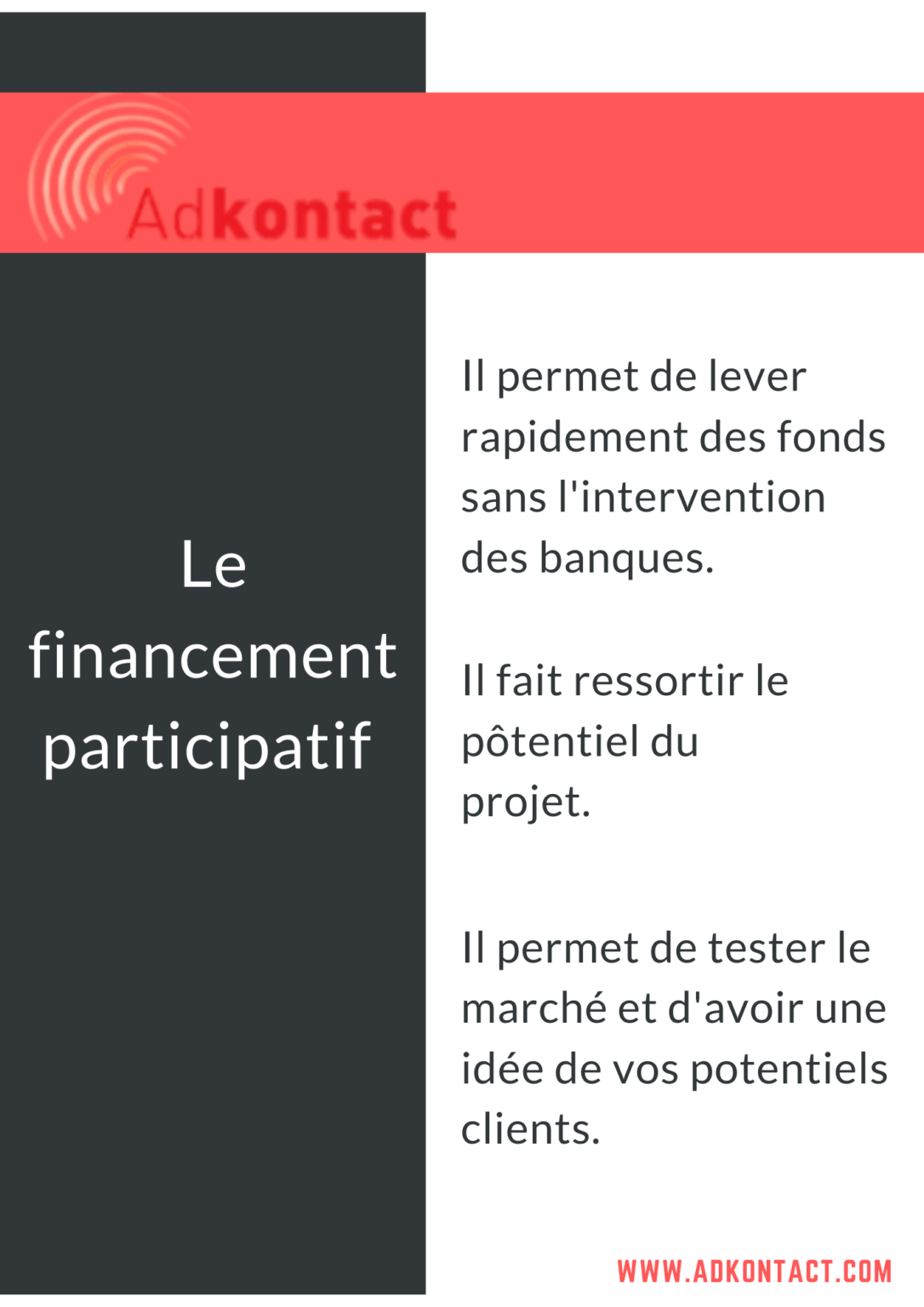 Définition du financement participatif, ou du crowdfunding  AdKontact